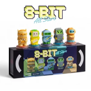 Loops Lab: 8bit Allstars Band 5 characters 5 instruments video game music sound mixing music toy