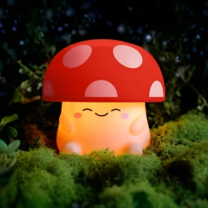 Mushi Mushroom - Red USB Rechargeable Squishy Light Novelty Item World of Mushi