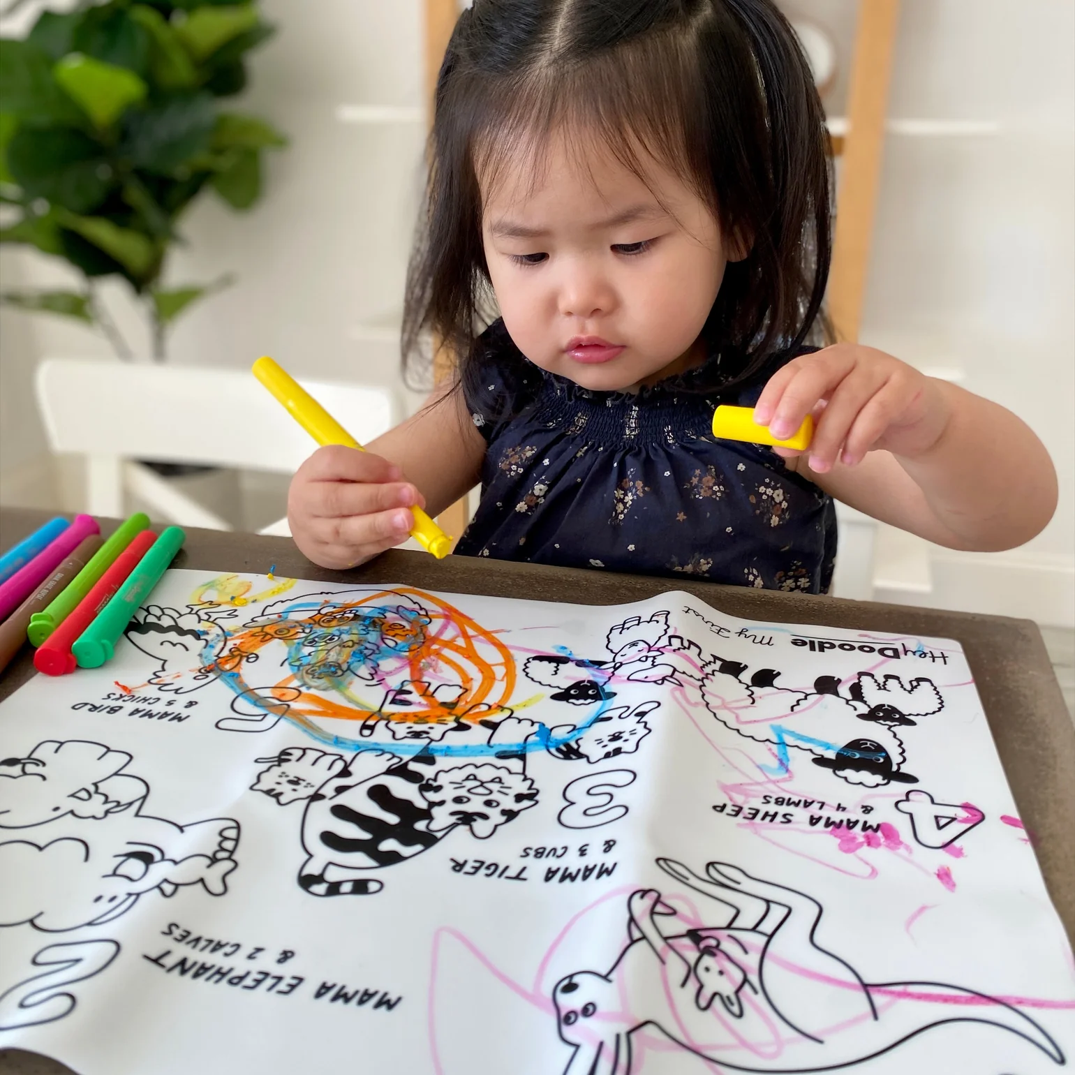 My First Counting Coloring & Doodle Mat - Image 3