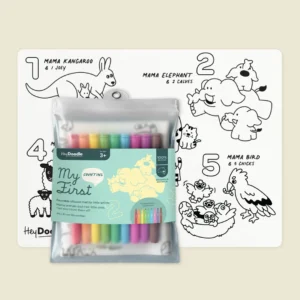 My First Counting Coloring & Doodle Mat Silicone Drawing Mat Hey Doodle