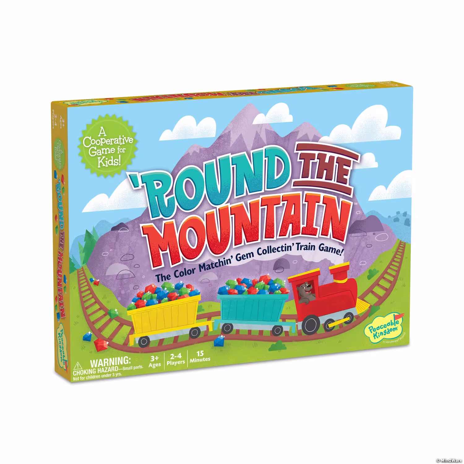 'Round the Mountain Board game peaceable kingdom mindware