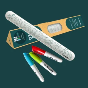 Into The Wild Sketchband - Reusable Coloring & Doodle Slap Bracelet Kit Hey Doodle