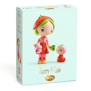 Tinyly Berry & Lila Collectible Doll and Companion Figurine Set with Accessories DJECO
