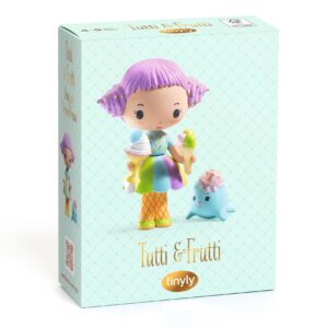 Tinyly Tutti & Frutti Collectible Doll and Companion Figurine Set with Accessories DJECO