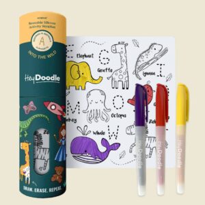 Into The Wild Mini Coloring & Doodle Mat Hey Doodle