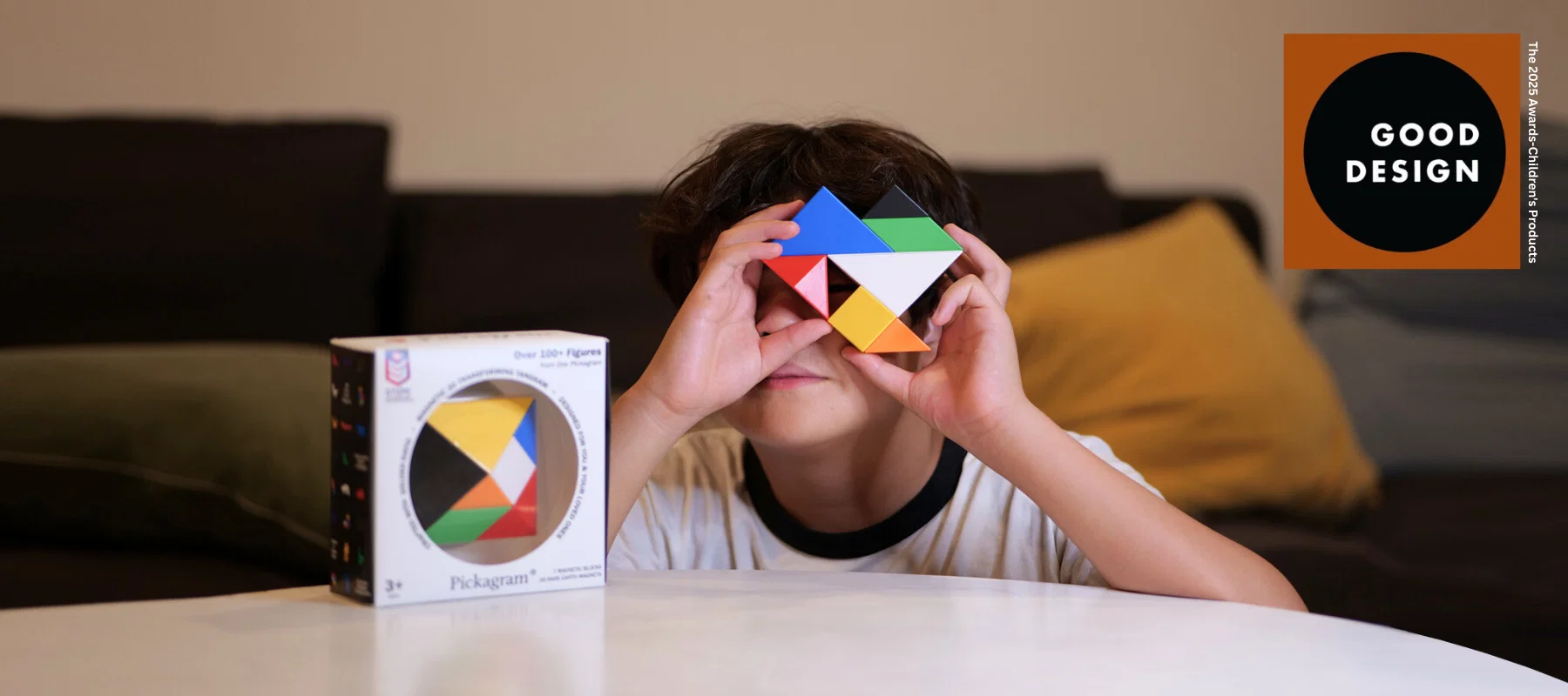 Pickagram Magnetic 3D Art Puzzle - Random Color Mix