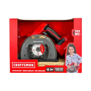 Craftsman Battery Powered Circular Saw Front View Packaging Toy Craftsman Circular Saw Ages 3+