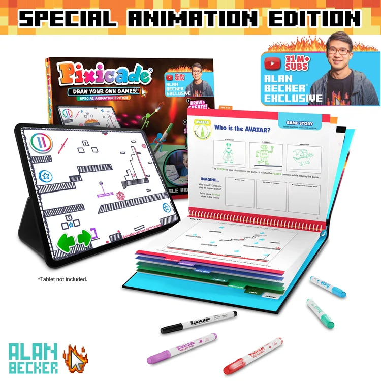 Pixicade Special Animation Edition - Alan Becker Abacus Games