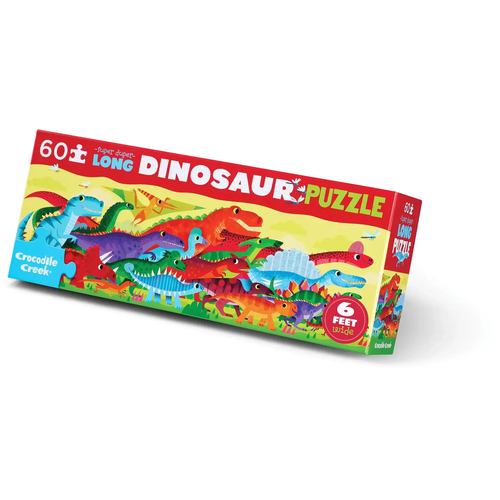 60-Pc Boxed Super Duper Long Puzzle/DinoWorld Giant Floor Puzzle