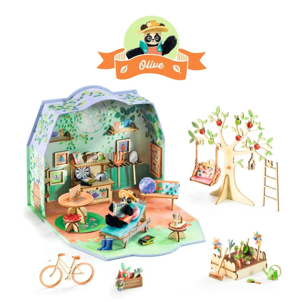 DIY Mi House Olive Pretend Play and Craft Kit DJECO 8+
