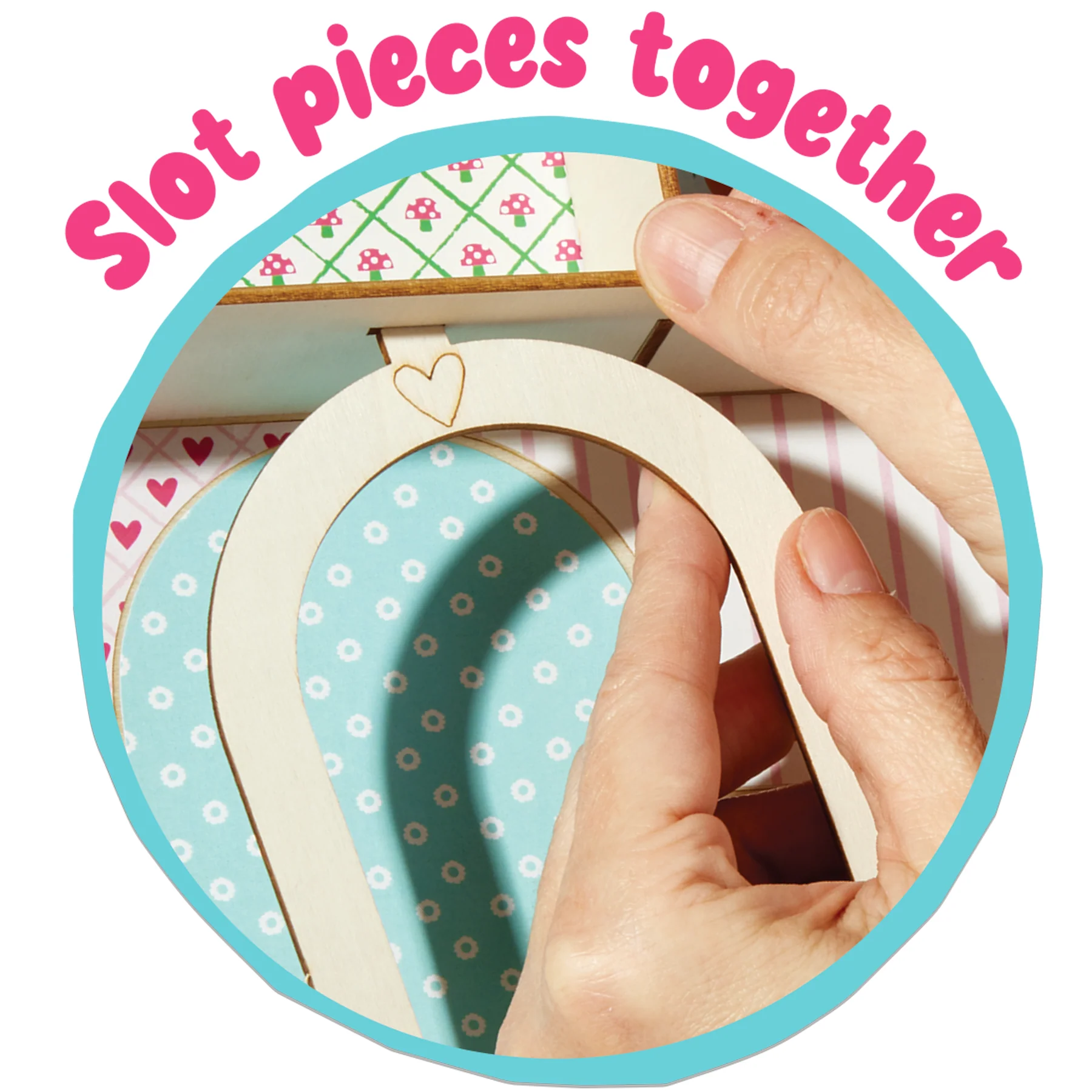 DIY Curio Cottage Slotting Pieces