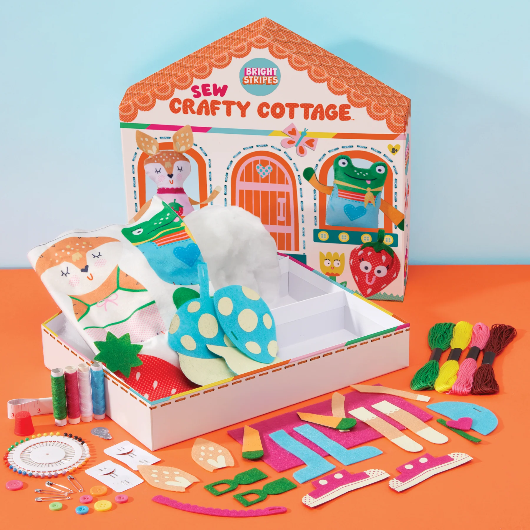 Sew Crafty Cottage All-In-One Sewing Box Contents
