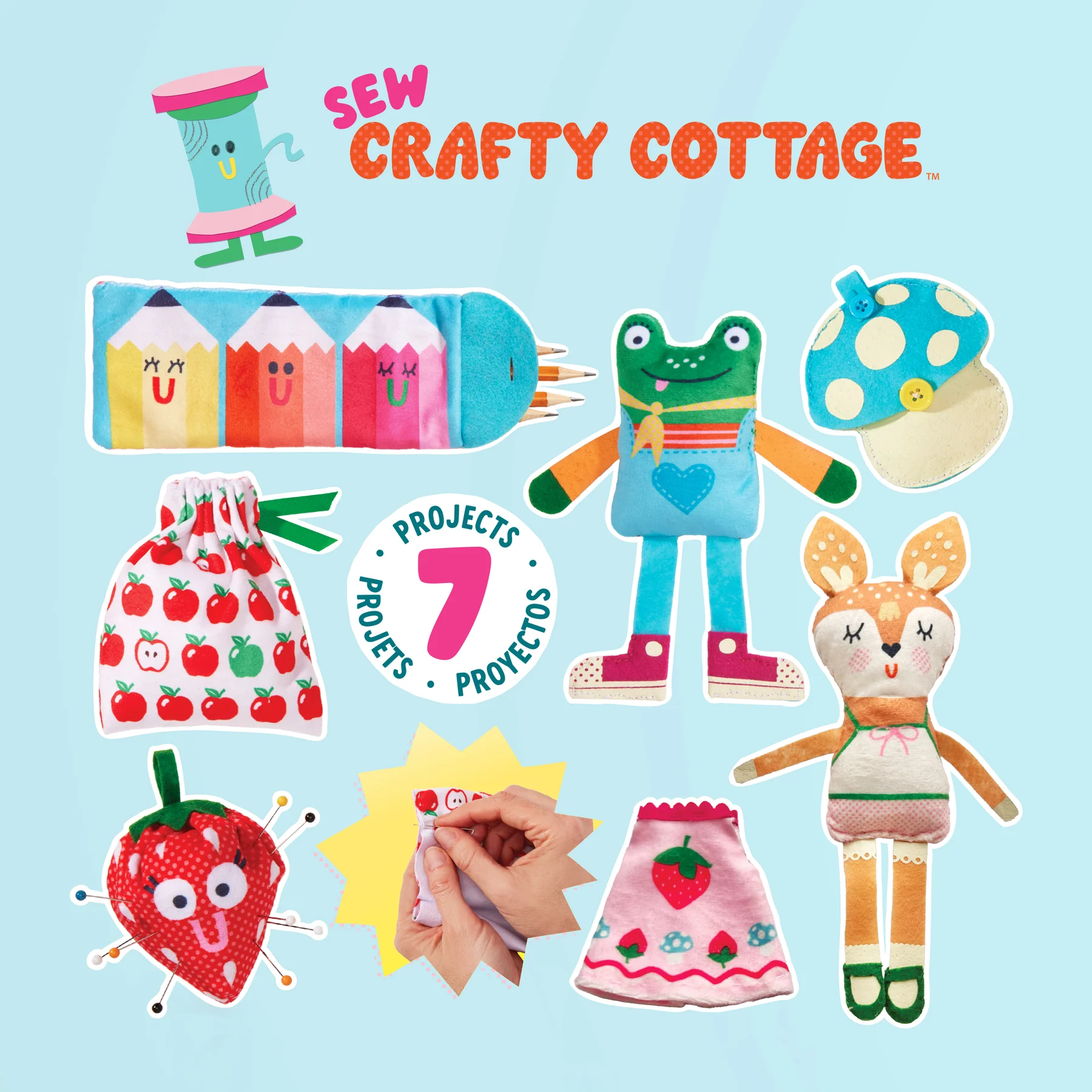 Sew Crafty Cottage All-In-One Sewing Box All 7 projects