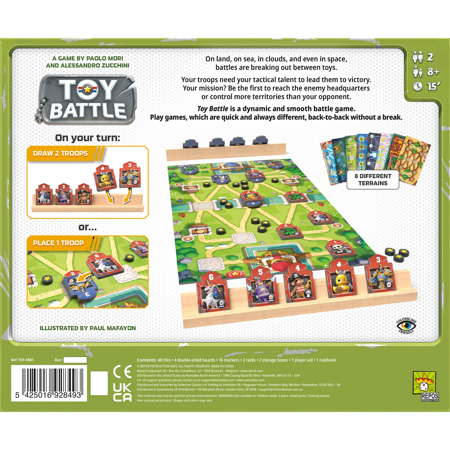 Toy Battle Board Game Asmodee