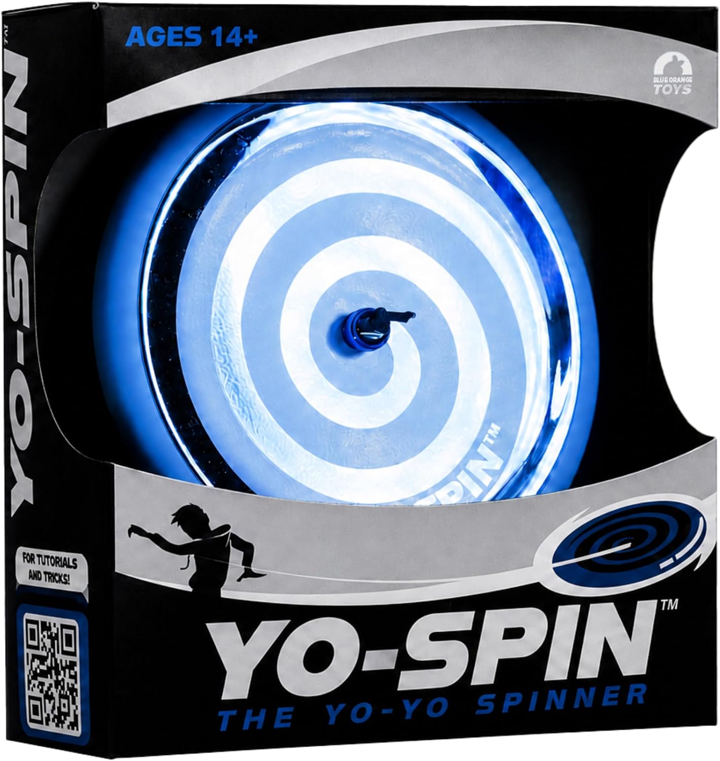 Yo-Spin The Yo-Yo Spinner Metallic Blue In Packaging 14+