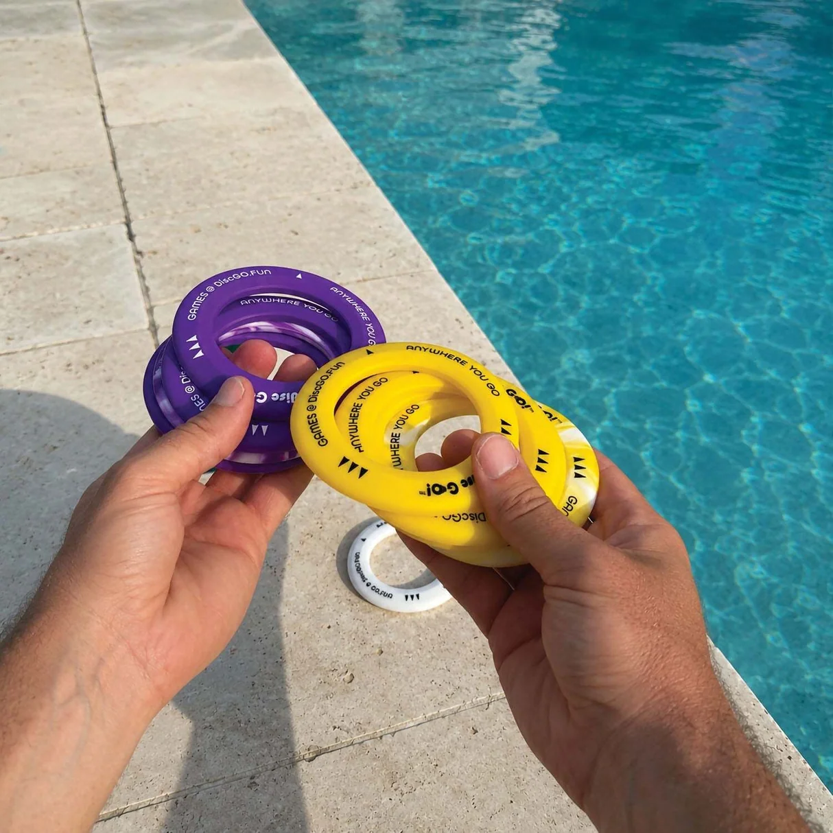 Disc Go! Purple, White, Yellow