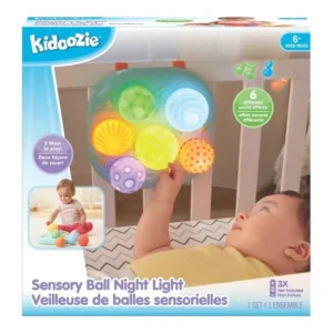 Kidoozie Sensory Ball Night Light Front of Packaging