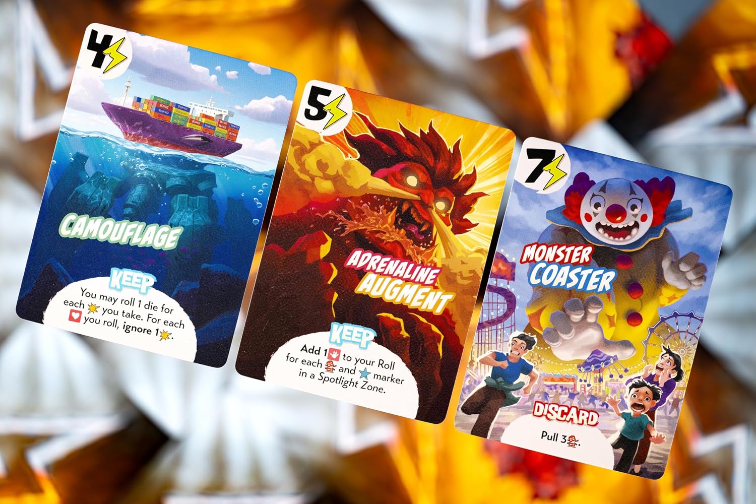 King of Tokyo Duel Dice Game Cards