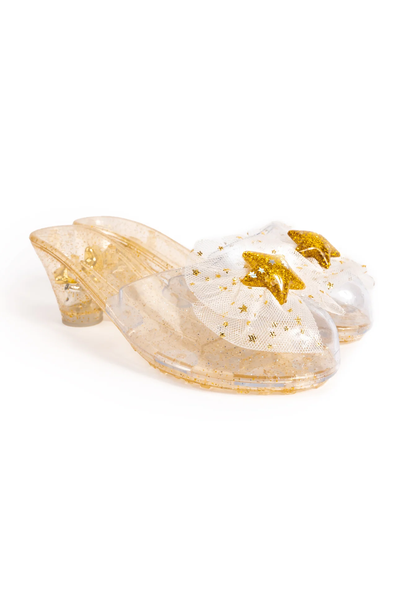 Reigning Beauty High Heels Gold Side view
