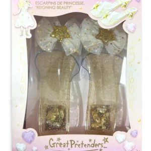 Reigning Beauty High Heels Gold Front of Package